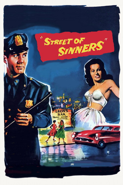 Movie poster for Street of Sinners (1957)
