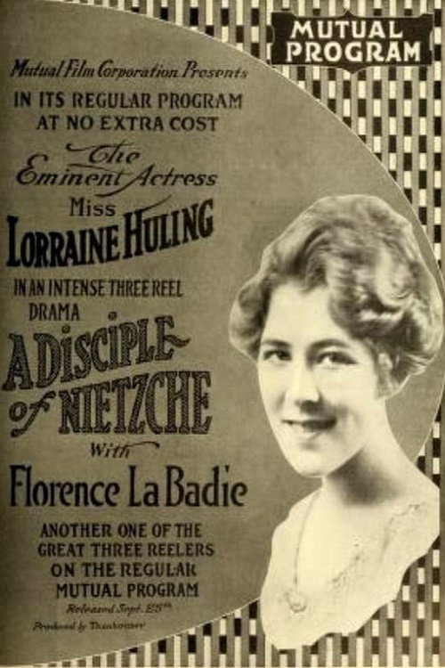 Movie poster for A Disciple of Nietzsche (1915)