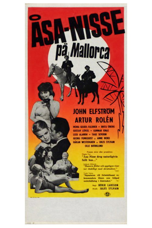 Movie poster for Åsa-Nisse på Mallorca (1962)