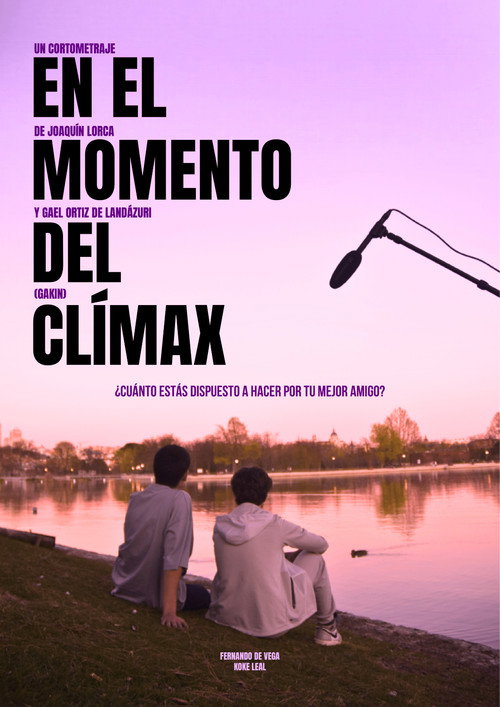 Movie poster for En el momento del clímax (2025)