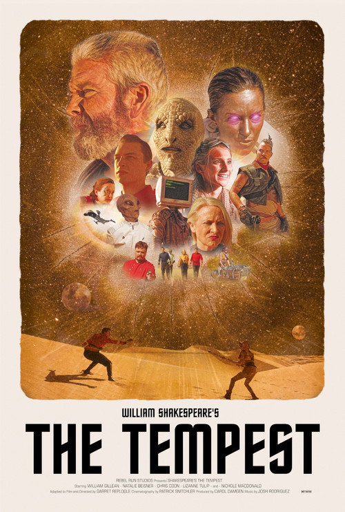 Movie poster for William Shakespeare's The Tempest (2025)