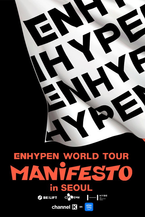 Movie poster for ENHYPEN MANIFESTO in SEOUL (2023)