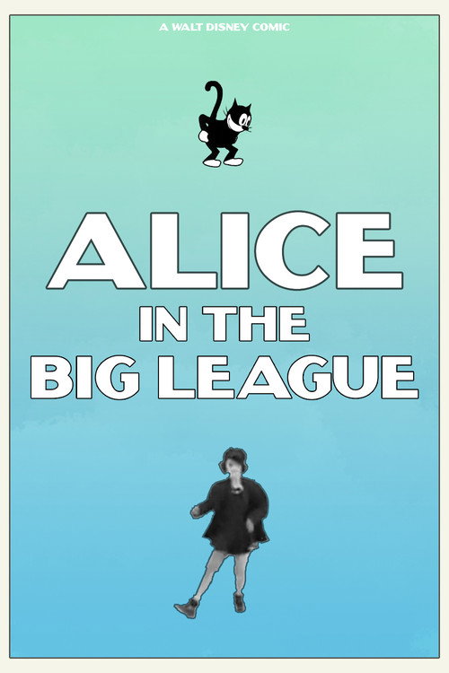 Movie poster for Alice in the Big League (1927)