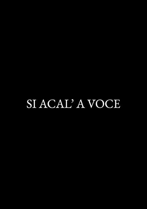 Movie poster for Si acal' a voce