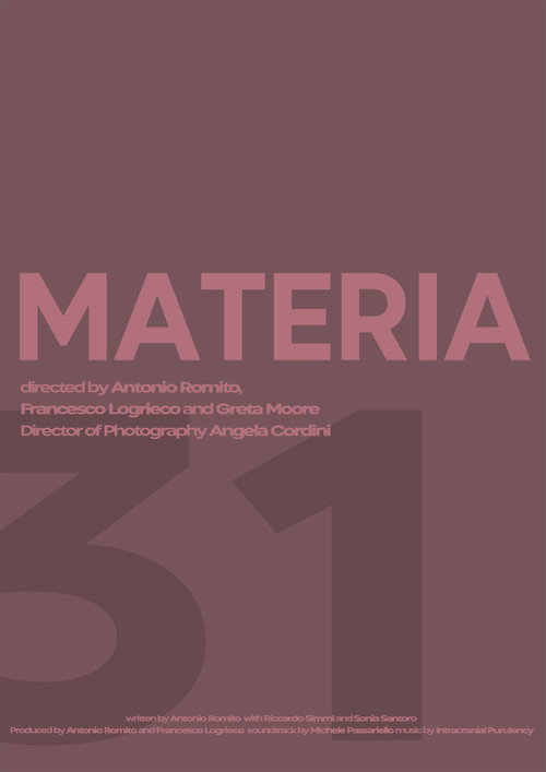 Movie poster for Materia