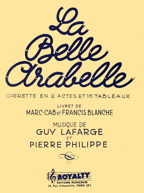 Movie poster for La Belle Arabelle (1964)