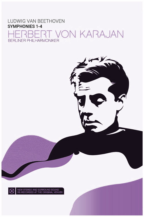 Movie poster for Karajan: Ludwig van Beethoven: Symphonies nos. 1-4 (2008)