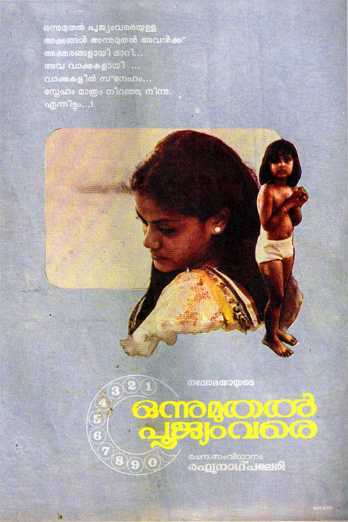 Movie poster for Onnu Muthal Poojyam Vare (1986)