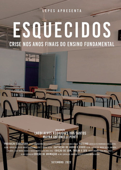 Movie poster for Esquecidos: crise nos anos finais do Ensino Fundamental (2022)