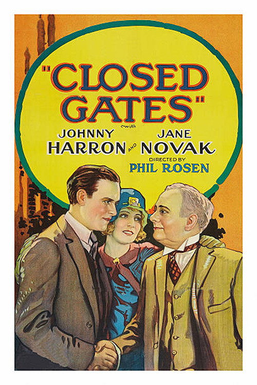 Movie poster for Closed Gates (1927)