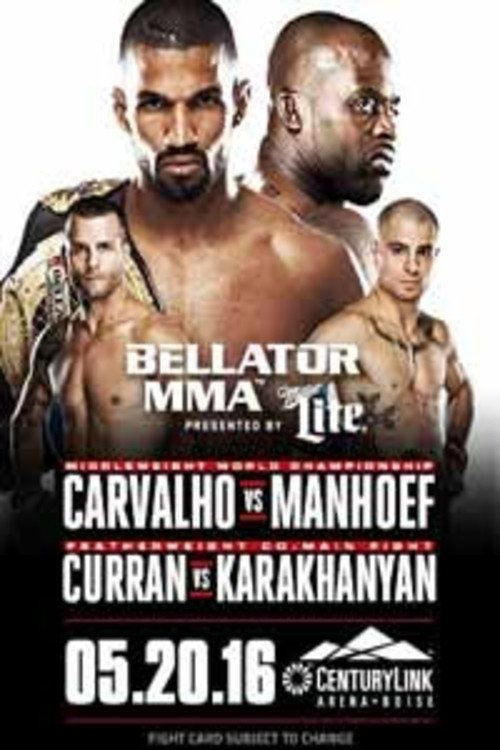 Movie poster for Bellator 155: Carvalho vs. Manhoef (2016)