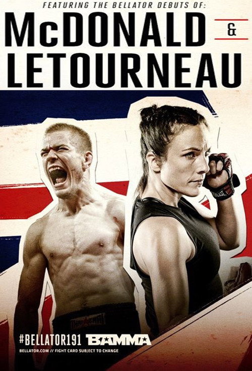 Movie poster for Bellator 191: McDonald vs. Ligier (2017)