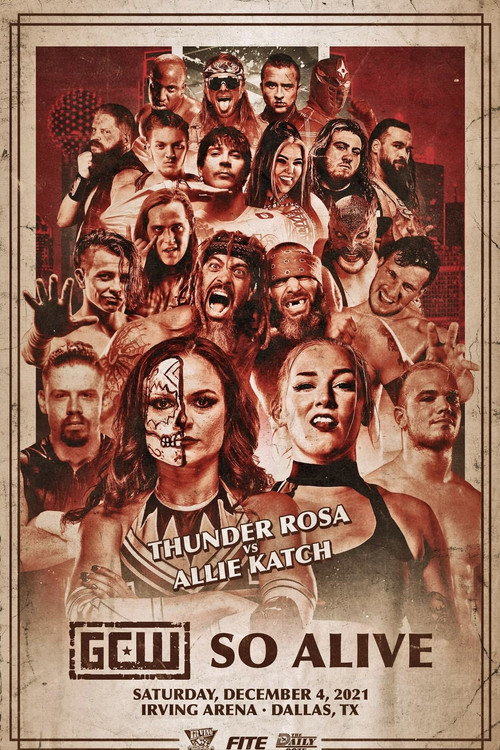 Movie poster for GCW So Alive (2021)