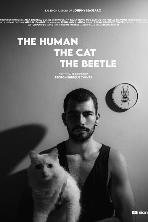 Movie poster for The Human, the Cat, the Beetle (2021)