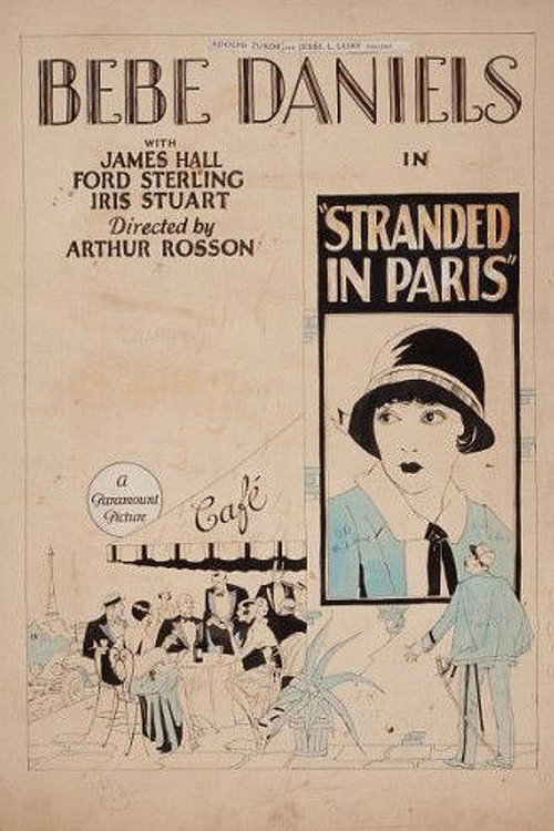Movie poster for Stranded in Paris (1926)