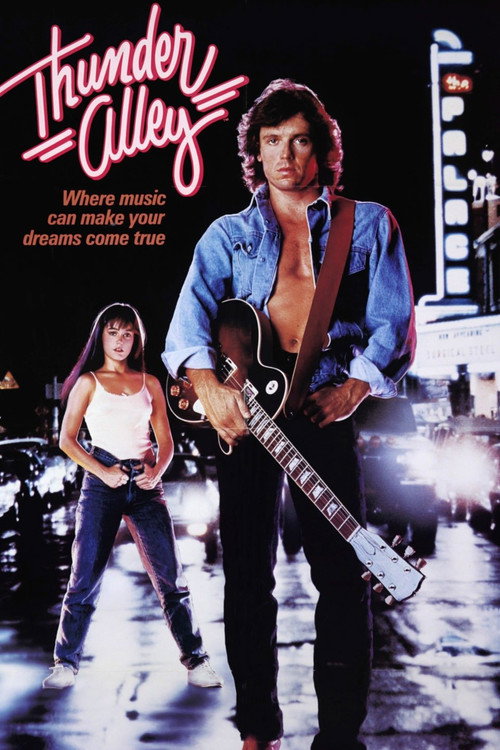 Movie poster for Thunder Alley (1985)