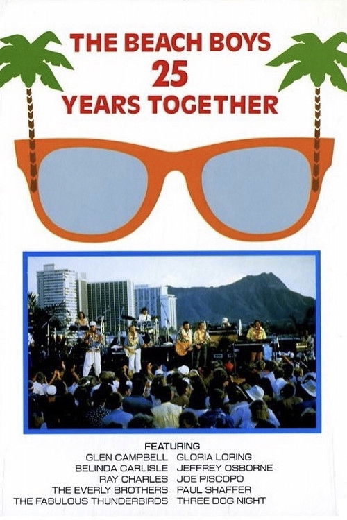 Movie poster for The Beach Boys: 25 Years Together - A Celebration In Waikiki (1987)