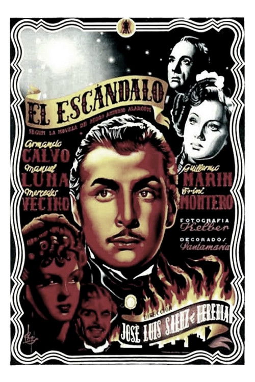 Movie poster for El escándalo (1943)