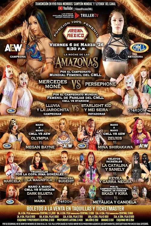 CMLL: The Night of The Amazonas 2026 poster
