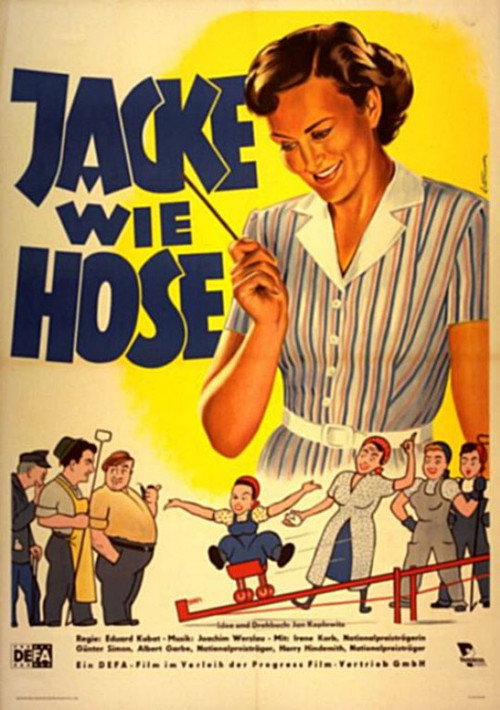 Movie poster for Jacke wie Hose (1953)