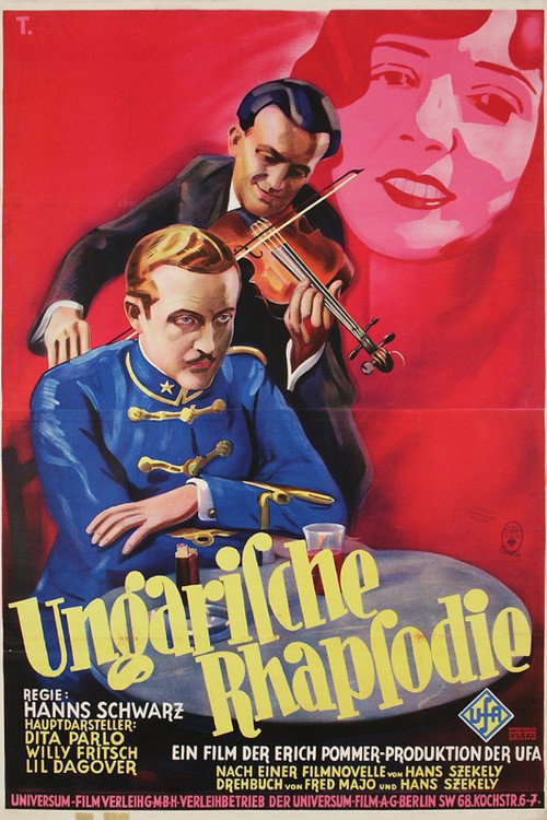 Movie poster for Hungarian Rhapsody (1928)