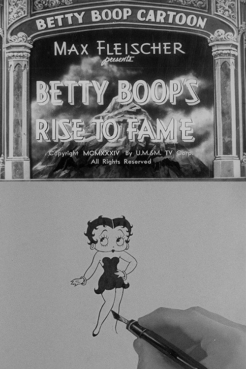 Movie poster for Betty Boop's Rise to Fame (1934)