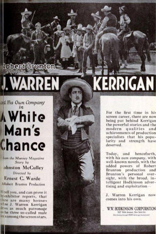 Movie poster for A White Man's Chance (1919)