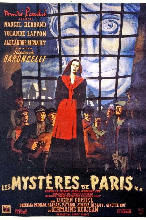 Movie poster for Mysteries of Paris (1943)