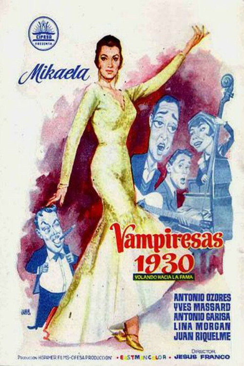 Movie poster for Vampiresas 1930 (1962)
