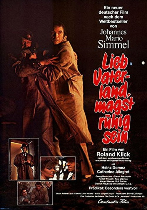 Movie poster for Dear Fatherland Be at Peace (1976)