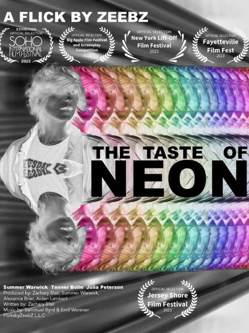 Movie poster for THE TASTE OF NEON (2023)