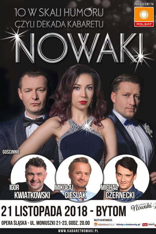 Movie poster for 10 w skali humoru, czyli dekada Kabaretu Nowaki (2018)