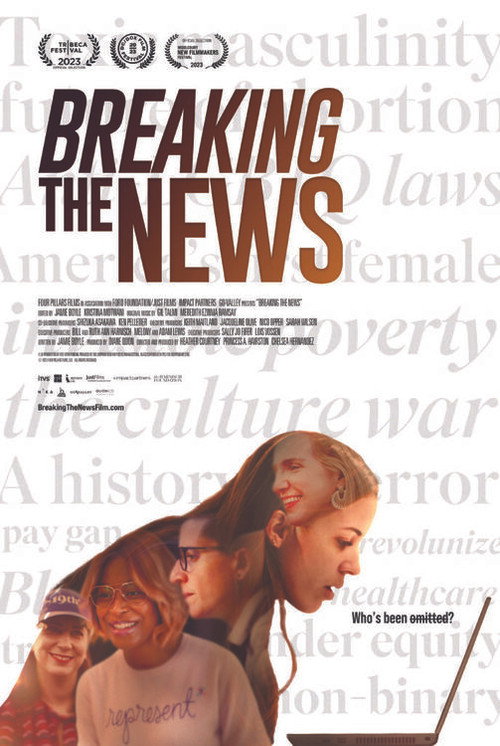 Movie poster for Breaking the News (2023)
