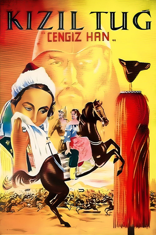 Movie poster for Red Plume - Genghis Khan (1952)