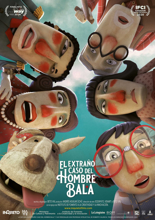 Movie poster for The Strange Case of the Human Cannonball (2024)