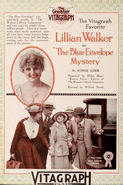Movie poster for The Blue Envelope Mystery (1916)
