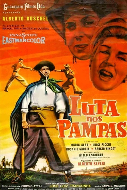 Movie poster for Luta nos Pampas (1965)