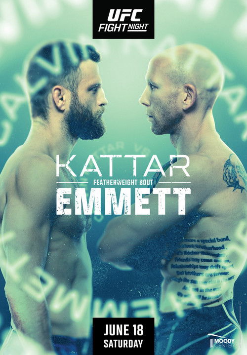 Movie poster for UFC on ESPN 37: Kattar vs. Emmett (2022)