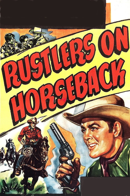 Movie poster for Rustlers on Horseback (1950)