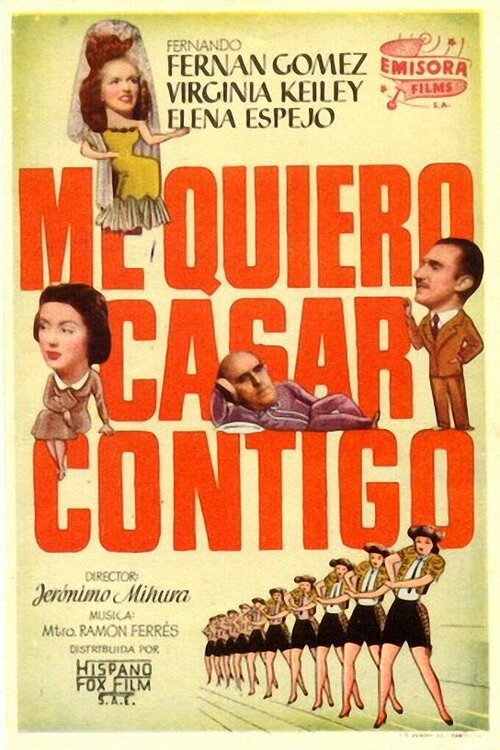 Movie poster for Me quiero casar contigo (1951)