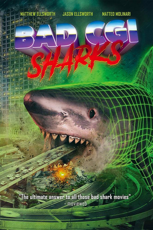 Movie poster for Bad CGI Sharks (2019)