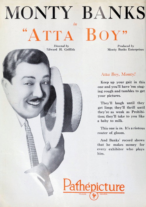 Movie poster for Atta Boy (1926)