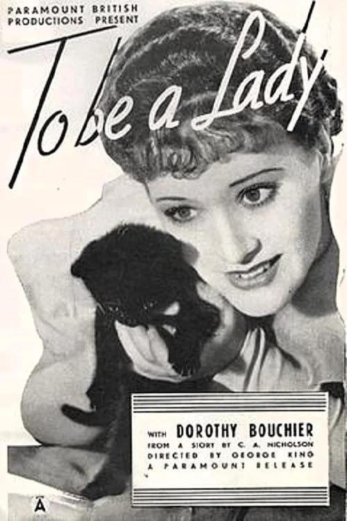 Movie poster for To Be a Lady (1935)
