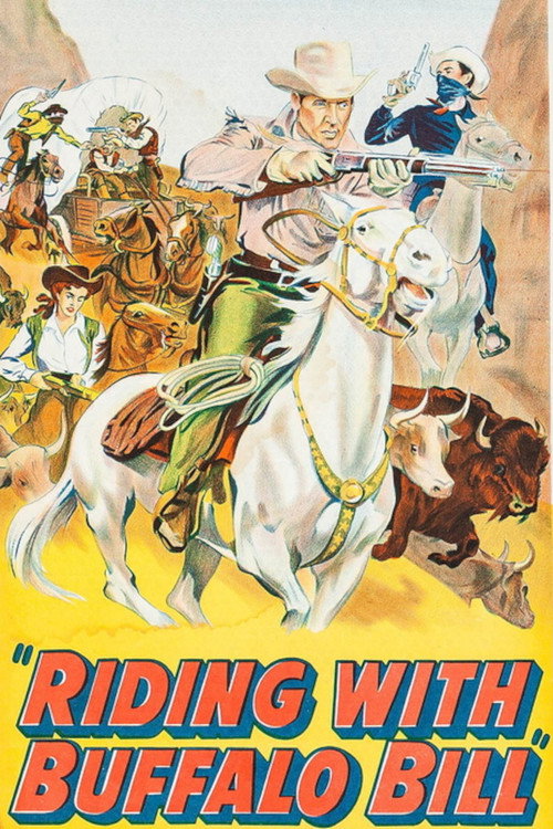 Movie poster for Riding with Buffalo Bill (1954)