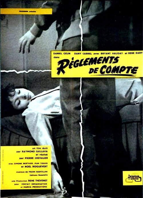 Movie poster for Règlements de compte (1963)