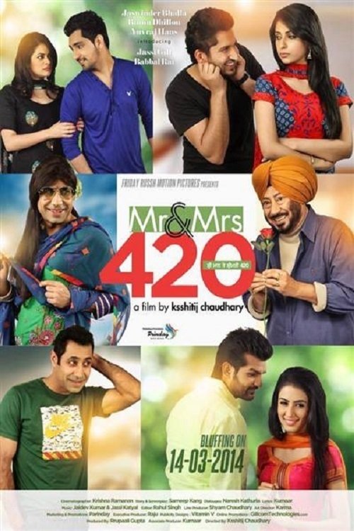 Movie poster for Mr & Mrs 420 (2014)