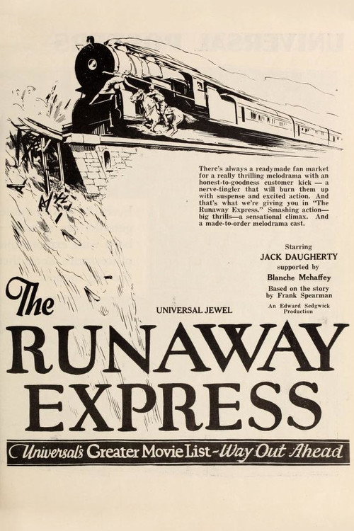 Movie poster for The Runaway Express (1926)