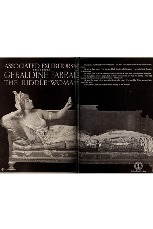 Movie poster for The Riddle: Woman (1920)