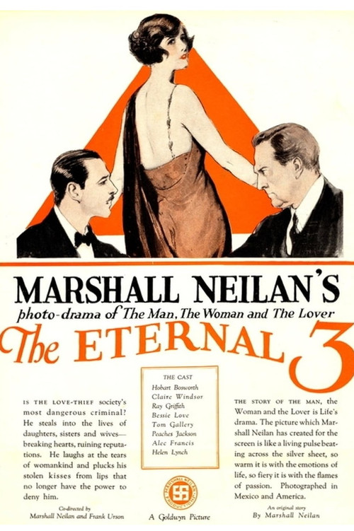 Movie poster for The Eternal Three (1923)