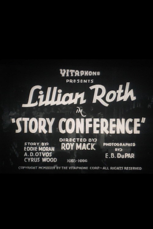 Movie poster for Story Conference (1934)